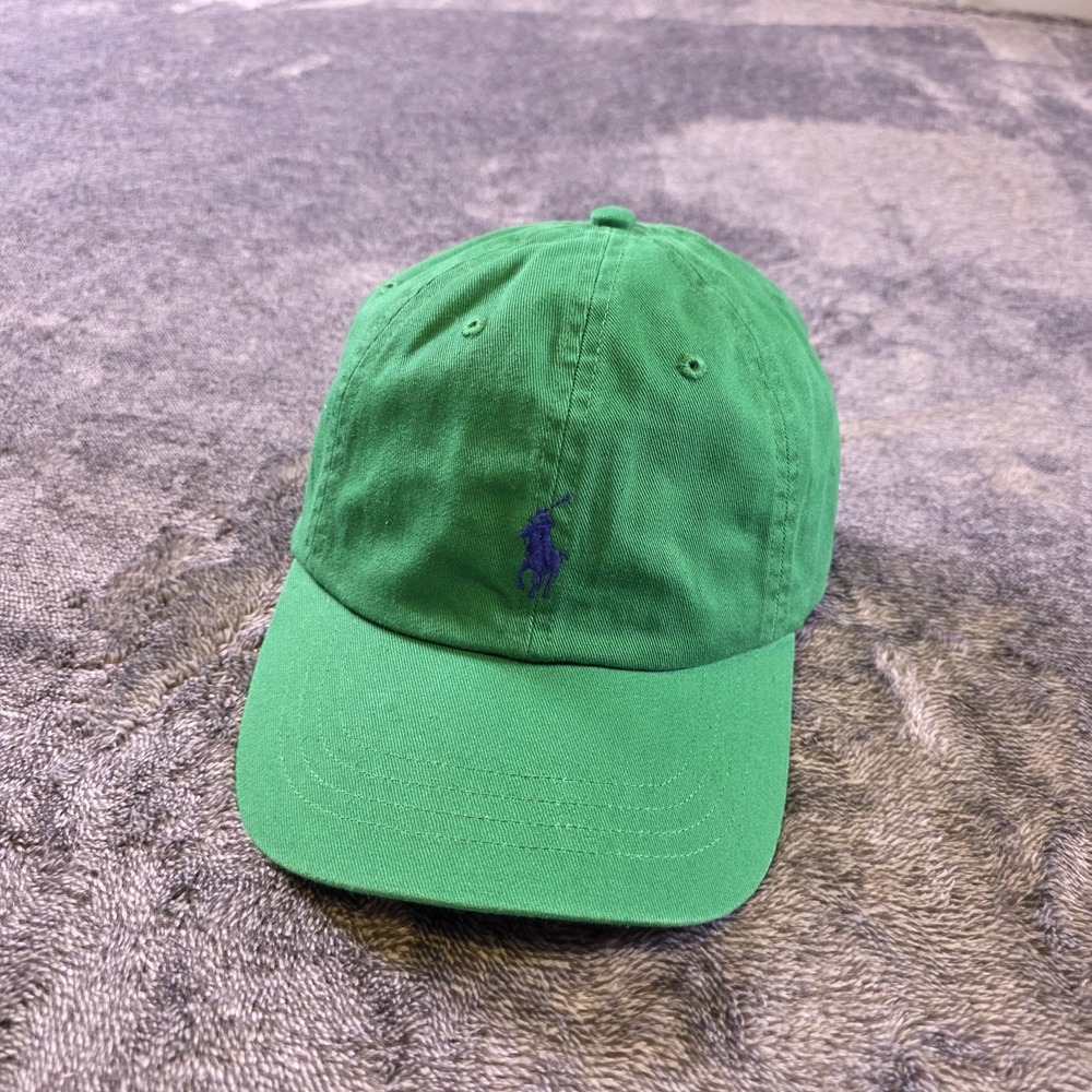 Polo Ralph Lauren Iconic Chino Ball Cap Hat Billard Green OS Unisex